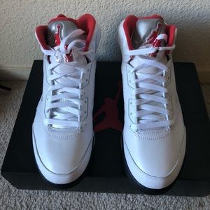 Size 8.5 - Jordan 5 Retro Fire Red 2020